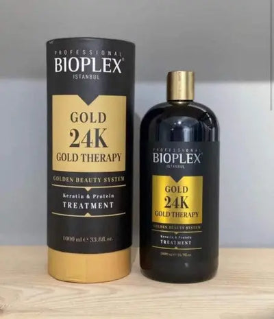 BIOPLEX<br> <b> GOLD 24K KERATIN & PROTEIN 1000ml</b><br><h5>-1000ml</h5>ORIGINE Turquie <img style="vertical-align: middle;" src=" https://shorturl.at/afl23">