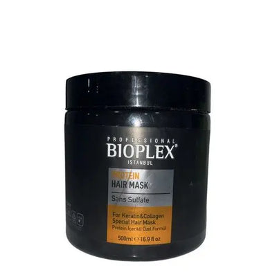 BIOPLEX<br> <b> PROTEIN HAIR MASK SANS SULFATE</b><br><h5>tous les types de cheveux-500ml</h5>ORIGINE Turquie <img style="vertical-align: middle;" src=" https://shorturl.at/afl23">