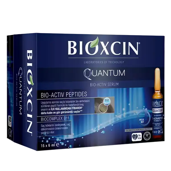 BIOXCIN<br> <b> QUANTUM BIO ACTIV SERUM</b><br><h5>Sérum-6ml X 15</h5>ORIGINE Turquie <img style="vertical-align: middle;" src=" https://shorturl.at/afl23">