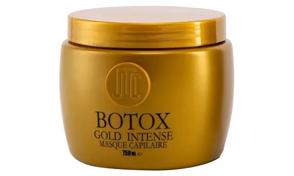 BOTOX GOLD INTENSE<br> <b> MASQUE CAPILAIRE </b><br><h5>750ml</h5>Origine Turquie </h6> <img style="vertical-align: middle;" src=" https://shorturl.at/cyMX1">