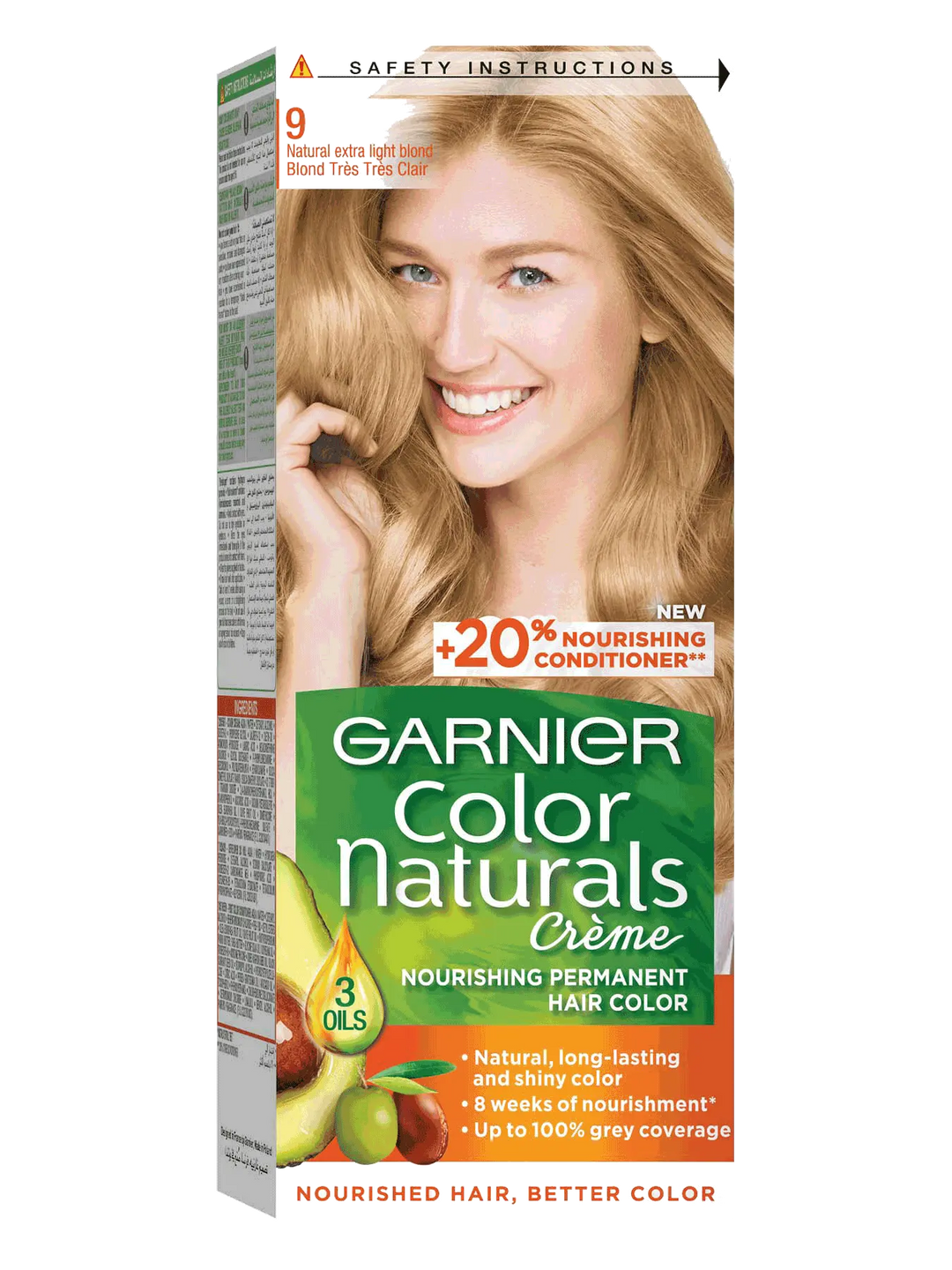 GARNIER<br> <b> 9 San / Blond Clair</b><br><h5>Coloration cheveux-60/40/12ml</h5>Origine Turquie <img style="vertical-align: middle;" src="https://t.ly/FULqU">