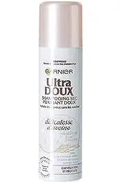 GARNIER<br> <b> ULTRA SUAVE delicadera de aveia creme de arroz & leite de aveia</b><br><h5> pour cheveux fins-150ml</h5>Origine Espagne <img style="vertical-align: middle;" src=" https://shorturl.at/eLY15">