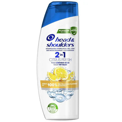 Head & Shoulders<br> <b> 2 in1 Citrus fresh </b><br><h5>Shampooing pour cheveux gras - 270ml</h5>Origine France <img style="vertical-align: middle;" src="https://bit.ly/3VT5bp1">