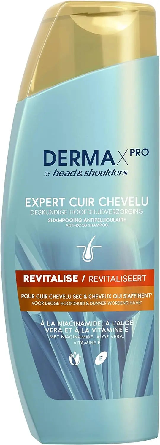 Head & Shoulders<br> <b> derma x pro expert </b><h5>Shampooing pour cuir chevelu-225ml</h5>Origine France <img style="vertical-align: middle;" src="https://bit.ly/3VT5bp1">