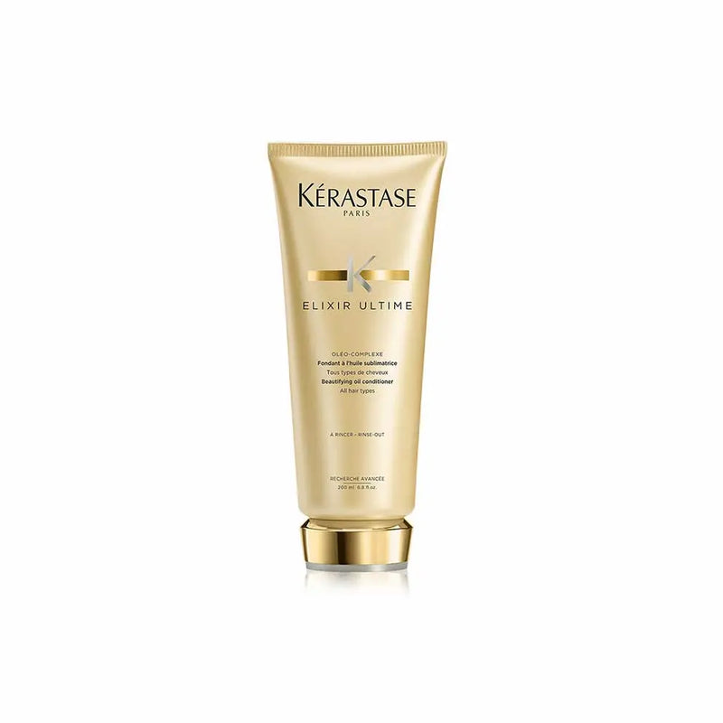 Kérastase <br> <b>ELIXIR ULTIME oléo complexe</b> <br> <h5>Huile fondante tous types de cheveux - 75 ml </h5>Origine Europe <img style="vertical-align: middle;" src="https://shorturl.at/stvQ3">