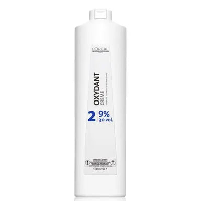 L’OREAL PROFESSIONNEL<br> <b> Oxydant Creme Developer 9% 30 Volume</b><br><h5>-1000ml</h5>Origine France </h6> <img style="vertical-align: middle;" src=" https://shorturl.at/bDMR9">