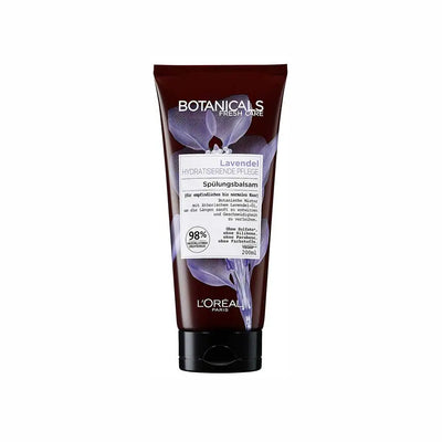 L'Oréal Paris <br> <b>BOTANICALS Lavendel </b> <br> <h5>Après-shampooing cheveux sensibles - 200 ml </h5>Origine Europe <img style="vertical-align: middle;" src="https://shorturl.at/stvQ3">