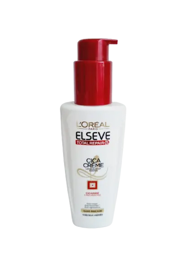 L'Oréal Paris<br><b>ELSEVE TOTAL REPAIR 5</b><br><h5> Crème sérum CICA- 100 ml</h5>Origine France </h6> <img style="vertical-align: middle;" src=" https://shorturl.at/bDMR9">