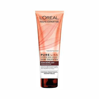 L'Oréal Paris<br><b>Haute Expertise Pure Liss</b><br><h5>Démêlant Sans Sulfate cheveux frisottants - 250 ml </h5>Origine France <img style="vertical-align: middle;" src=" https://shorturl.at/bDMR9">