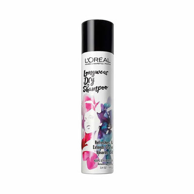 L'Oréal Paris <br> <b>LONGWEAR DRY SHAMPOO</b> <br> <h5>SHAMPOOING sec- 96 g</h5>