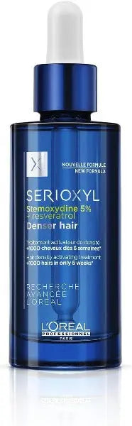 L'Oréal Professionnel <br><b>Serioxyl </b><br> <h5>Sérum Densité - 90 ml</h5>Origine France <img style="vertical-align: middle;" src=" https://shorturl.at/bDMR9">