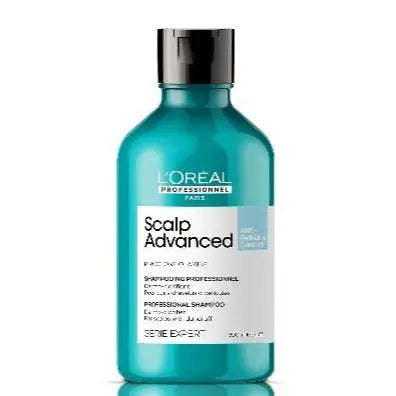 L'Oréal Professionnel <br><b> série expert Scalp Advanced PIROCTONE OLAMINE</b><br><h5>Shampoing Dermo- clarifiant cheveux frisés rebelles. - 300 ml</h5>Origine France </h6> <img style="vertical-align: middle;" src=" https://shorturl.at/bDMR9">