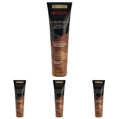 REVLON<br> <b> COLORSILK, GORGEOUS BRUNETTE, SHAMPOO hydratant</b><br><h5>Couleur traitée-250ml</h5>Origine France </h6> <img style="vertical-align: middle;" src=" https://shorturl.at/bDMR9">