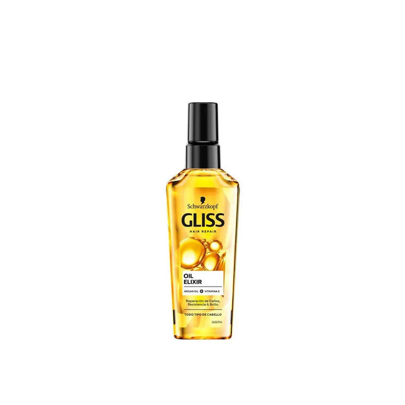 SCHWARZKOPF<br> <b> GLISS DAILY OIL ELIXIR</b><br><h5>Huile-Cheveux Secs-75ml</h5>ORIGINE Turquie <img style="vertical-align: middle;" src=" https://shorturl.at/afl23">