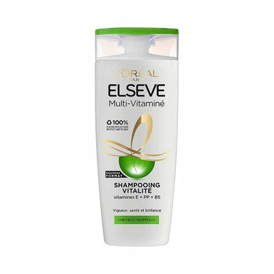 L'Oréal Paris<br><b>Elseve Multi-Vitaminé </b><br><h5>Shampoing vitalité Cheveux Normaux - 300 ml <h5>