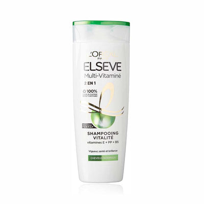 L'Oréal Paris<br><b>Elseve Multi-Vitaminé 2en1</b><br><h5>Shampoing revitalisant Cheveux Normaux - 290 ml <h5>