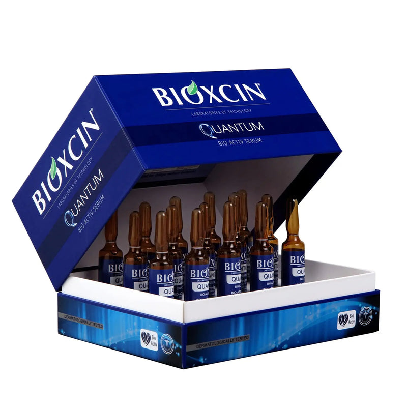 BIOXCIN<br> <b> QUANTUM BIO ACTIV SERUM</b><br><h5>Sérum-6ml X 15</h5>ORIGINE Turquie <img style="vertical-align: middle;" src=" https://shorturl.at/afl23">