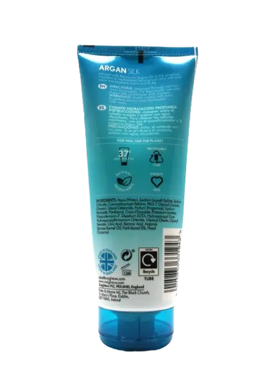 CREIGHTONS<br><b> ARGAN SILK SHAMPOO</b><br><h5><br> intense hydration, Moisture Rich, smooth and shine<br> 200ml</h5>Origine Angleterre <img style="vertical-align: middle;" src=" https://shorturl.at/qvUZ6">