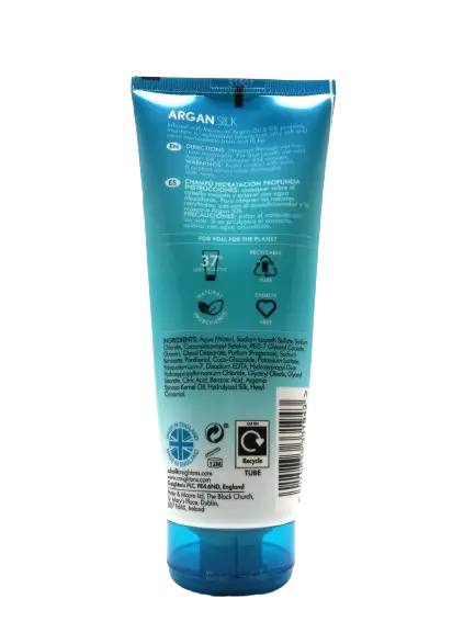 CREIGHTONS<br><b> ARGAN SILK SHAMPOO</b><br><h5><br> intense hydration, Moisture Rich, smooth and shine<br> 200ml</h5>Origine Angleterre <img style="vertical-align: middle;" src=" https://shorturl.at/qvUZ6">