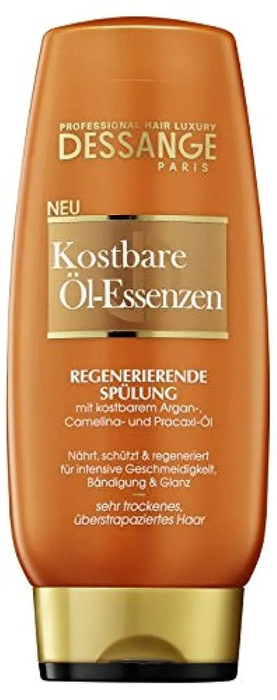 DESSANGE<br> <b> KOSTBARE OL-ESSENZEN</b><br><h5>shampooing-200ml</h5>Origine France </h6> <img style="vertical-align: middle;" src=" https://shorturl.at/bDMR9">