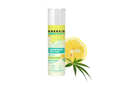 ENERGIE FRUIT<br> <b> Shampoing sec PURIFIANT</b><br><h5>200ml</h5>Origine France </h6> <img style="vertical-align: middle;" src=" https://shorturl.at/bDMR9">