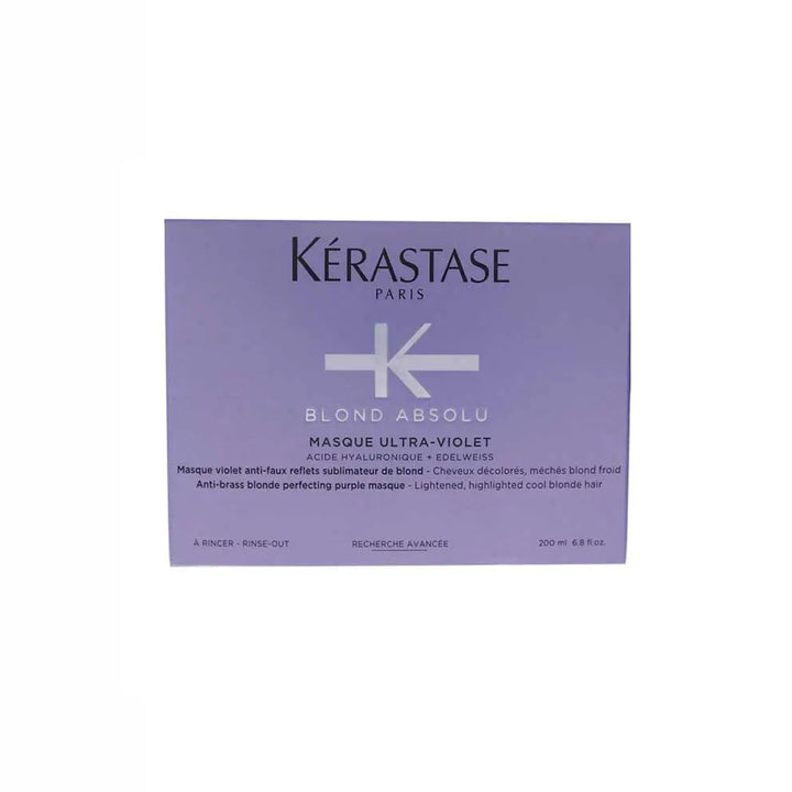 Kérastase <br> <b>BLOND ABSOLU</b> <br> <h5>Masque Fondamental Cheveux Secs - 200 ml </h5>Origine Europe <img style="vertical-align: middle;" src="https://shorturl.at/stvQ3">