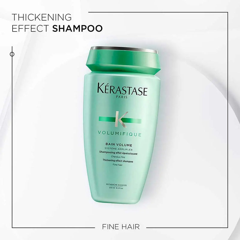 Kérastase <br> <b>VOLUMIFIQUE BAIN VOLUME</b> <br> <h5>Shampoing cheveux fins - 250 ml </h5>Origine Europe <img style="vertical-align: middle;" src="https://shorturl.at/stvQ3">