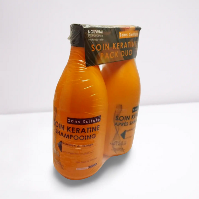 KHALIL COSMETIQUE<br> <b> SOIN KERATINE</b><br><h5>PACK DUO-500ml</h5>