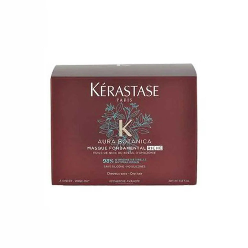 Kérastase <br> <b>AURA BOTANICA</b> <br> <h5>Masque Fondamental Cheveux Secs - 200 ml </h5>Origine France <img style="vertical-align: middle;" src="https://bit.ly/3VT5bp1">