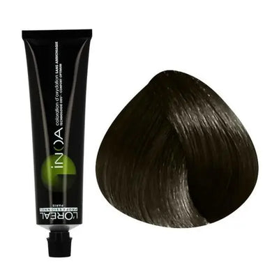 L’OREAL PROFESSIONNEL<br> <b><h5> INOA 5 Châtain clair</b><br>60g</h5>Origine France <img style="vertical-align: middle;" src=" https://shorturl.at/bDMR9">