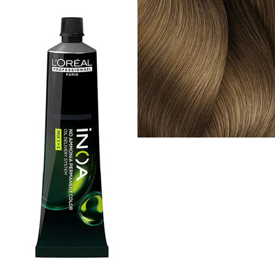 L’OREAL PROFESSIONNEL<br> <b><h5> INOA 8 Blond clair</b><br>60g</h5>Origine France <img style="vertical-align: middle;" src=" https://shorturl.at/bDMR9">