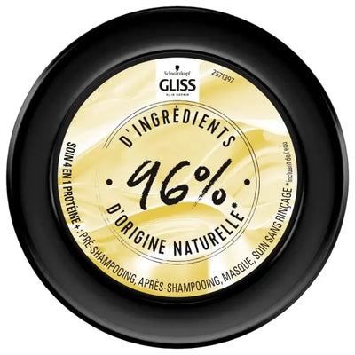 SCHWARZKOPF<br> <b> GLISS PROTEINE + BEURRE DE KARITE</b><br><h5>Masque-cheveux humides-400ml</h5>