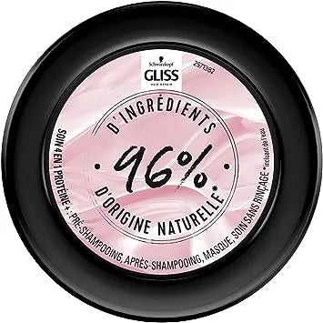 SCHWARZKOPF<br> <b> GLISS PROTEINE + HUILE PERE (turque)</b><br><h5>Masque-cheveux humides-400ml</h5>