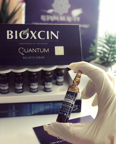 BIOXCIN<br> <b> QUANTUM BIO ACTIV SERUM</b><br><h5>Sérum-6ml X 15</h5>ORIGINE Turquie <img style="vertical-align: middle;" src=" https://shorturl.at/afl23">