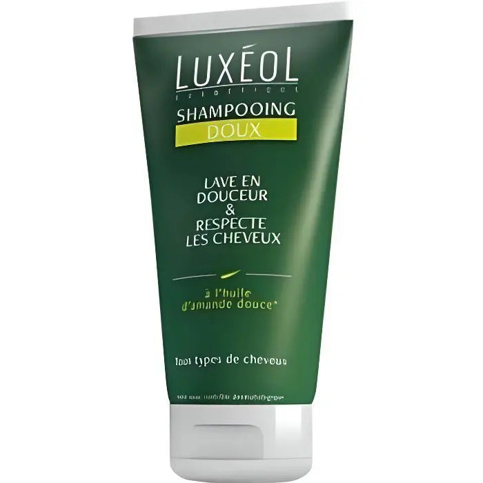 LUXEOL<br> <b> Shampooing Doux</b><br>-cheveux humides-200ml</h5>Origine France <img style="vertical-align: middle;" src=" https://shorturl.at/bDMR9">