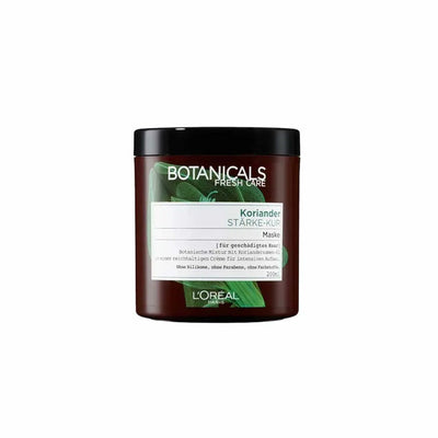 L'Oréal Paris <br> <b>BOTANICALS Koriander </b> <br> <h5>Masque cheveux abîmés- 200 ml </h5>Origine Europe <img style="vertical-align: middle;" src="https://shorturl.at/stvQ3">