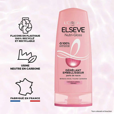 L'Oréal Paris<br><b>ELSEVE Nutri-Gloss</b><br><h5>Après-Shampoing revitalisant Cheveux Normaux - 240 ml <h5>