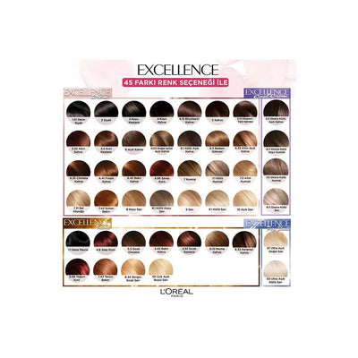 L'Oréal Paris<br><b>Excellence 6.41 </b><br><h5>Coloration cheveux <h5>Origine Turquie <img style="vertical-align: middle;" src="https://t.ly/FULqU">