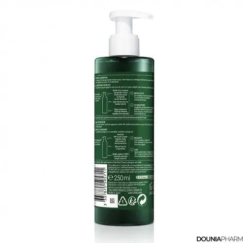 VICHY<br> <b> DERCOS nutrients Nutri protein</b><br><h5>shampooing-cheveux desséchés-250ml</h5>Origine Espagne <img style="vertical-align: middle;" src=" https://shorturl.at/eLY15">