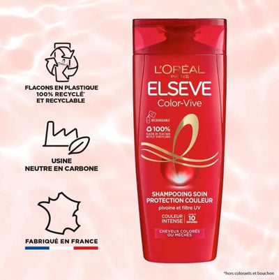 L'Oréal Paris<br><b>ELSEVE  COLOR - VIVE</b><br><h5>Shampooing Cheveux Colorés - 290 ml </h5>