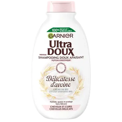GARNIER ULTRA DOUX SHAMPOOING APAISANT - Seven _Dz