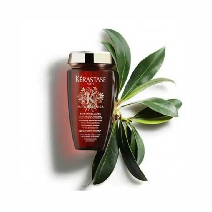 Kérastase <br> <b>AURA BOTANICA BAIN MICELLAIRE</b> <br> <h5>Shampoing cheveux naturels - 250 ml </h5>Origine France <img style="vertical-align: middle;" src="https://bit.ly/3VT5bp1">