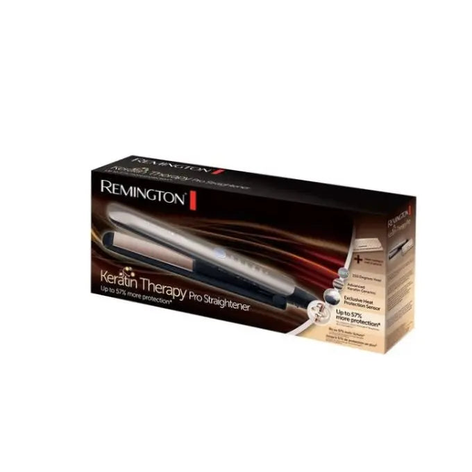 Remington<br><b> keratin therapy s-8590</b><br><h5>Lisseur<br></h5>Origine Allemand <img style="vertical-align: middle;" src="https://shorturl.at/mkeEp">