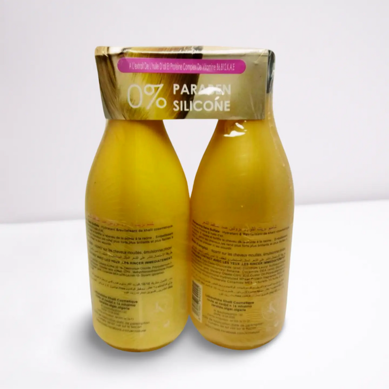 KHALIL COSMETIQUE<br> <b>SOIN PROTENIE ANTI-CHUTE </b><br><h5>PACK DUO-500ml</h5>