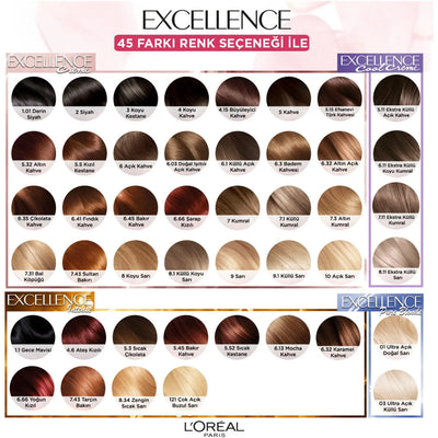 L'Oréal Paris<br><b>Excellence 6.11 </b><br><h5>Coloration cheveux <h5>Origine Turquie <img style="vertical-align: middle;" src="https://t.ly/FULqU">