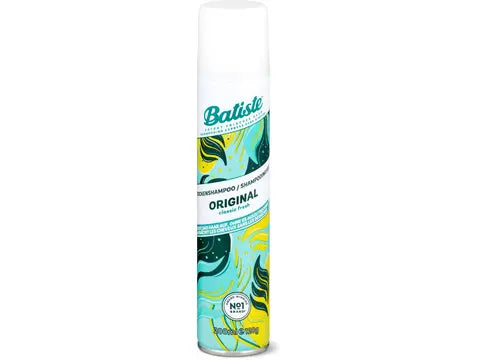 Batiste<br> <b> Shampoing sec trockennshampoo Original</b><br><h5>200ml</h5>Origine France </h6> <img style="vertical-align: middle;" src=" https://shorturl.at/bDMR9">