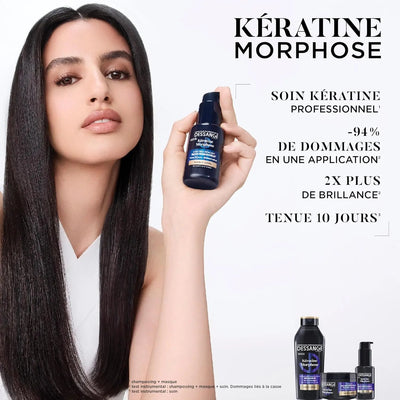 DESSANGE Kératine Morphose Soin Sans Rinçage Resurfaçant Cheveux Abîmés-50ml seven-dz