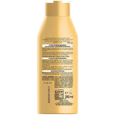 DESSANGE Nutri-Extrême Richesse Shampoing Concentré de Nutrition Cheveux Rêches, Très Desséchés ou Ternes-250ml Seven-dz