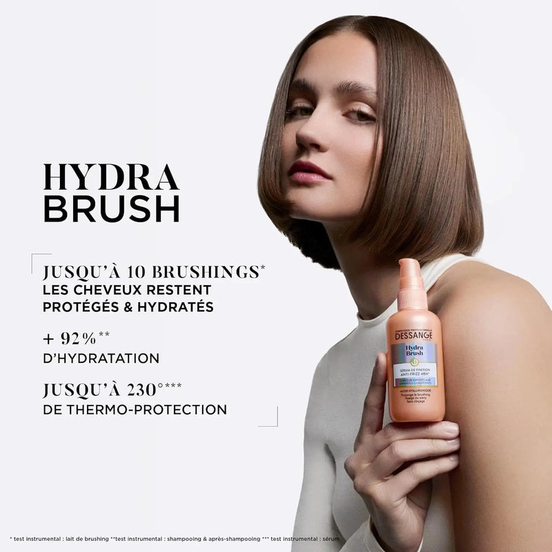 DESSANGE<br> <b>Hydra-Brush </b><br><h5>Sérum de Finition Anti-Frizz<br>Tous Types de Cheveux-100ml</h5>Origine France </h6> <img style="vertical-align: middle;" src=" https://bit.ly/3XSoZct">  Seven-dz 
