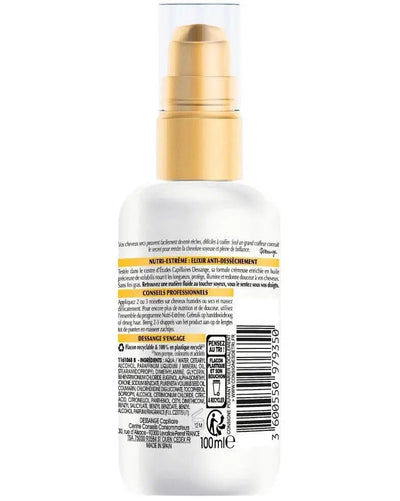 DESSANGE<br> <b>Nutri-Extrême </b><br><h5>Elixir Anti-Dessèchement<br>Cheveux Secs - 100ml</h5>Origine France </h6> <img style="vertical-align: middle;" src=" https://bit.ly/3XSoZct">  Seven-dz 